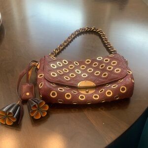 Marc Jacobs maroon shoulder bag